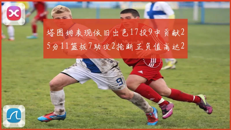 塔图姆表现依旧出色17投9中贡献25分11篮板7助攻2抢断正负值高达20